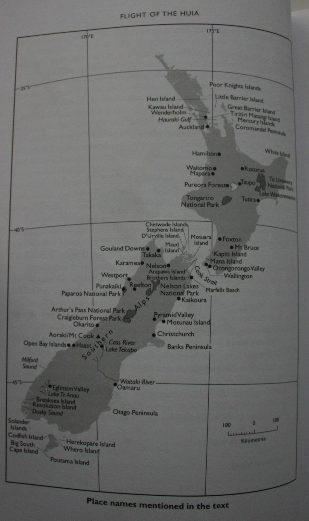 Flight of the Huia Ecology and Conservation of New Zealand's Frogs, Reptiles, Birds and Mammals By Kerry-Jane Wilson.