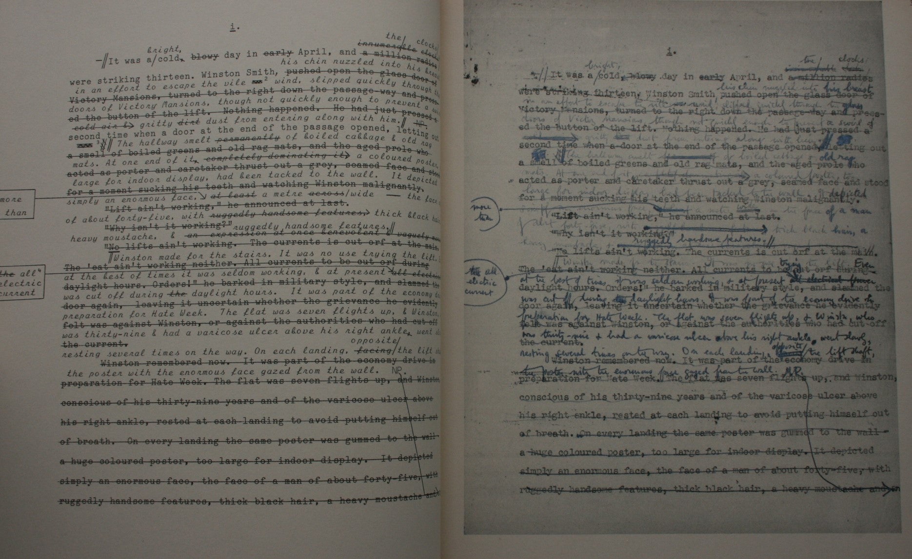 Nineteen Eighty-Four: The Facsimile of the Extant Manuscript by George Orwell.