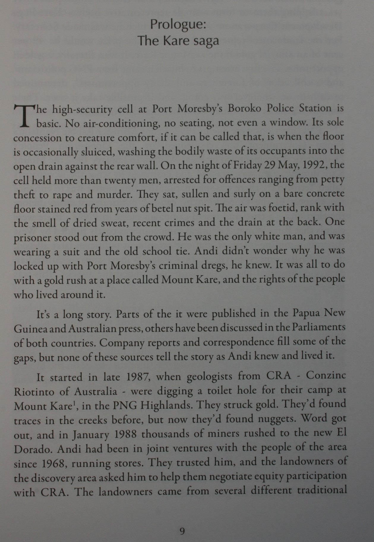 Mount Kare Gold Rush: Papua New Guinea, 1988-1994 BY Andi Flower and Dave Henton. SIGNED BY BOTH AUTHORS