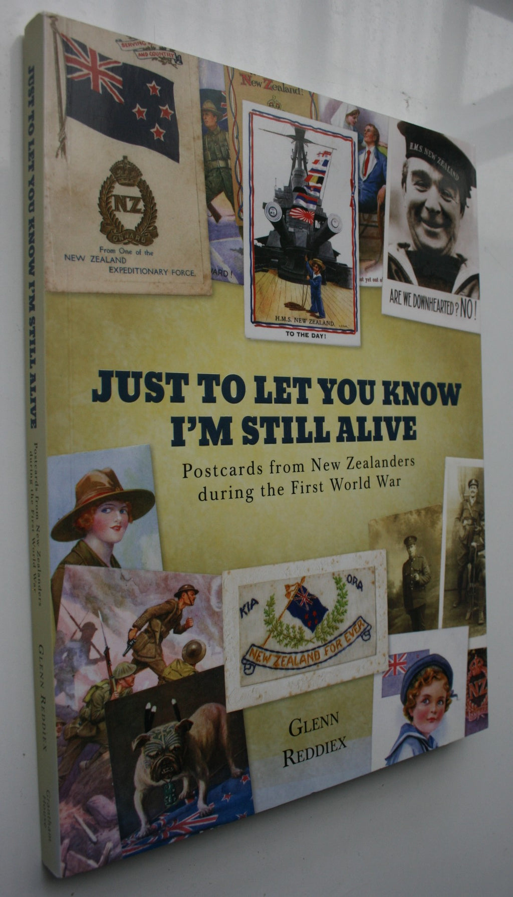 Just to Let You Know I'm Still Alive: Postcards from New Zealanders During the First World War by Glenn Reddiex.