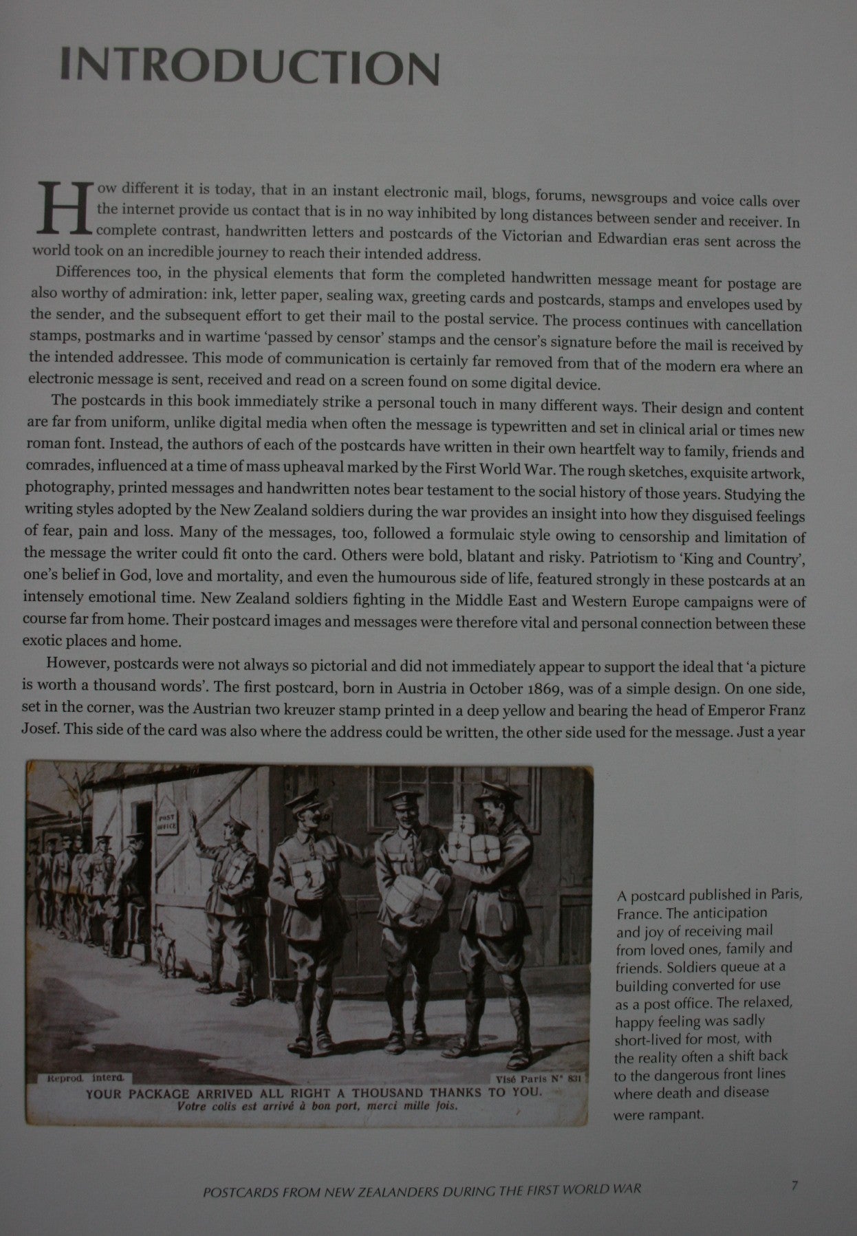 Just to Let You Know I'm Still Alive: Postcards from New Zealanders During the First World War by Glenn Reddiex.