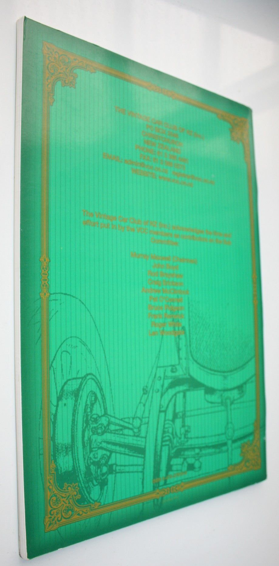 The Repair & Restoration Technical Manual 2001. Vintage Car Club of New Zealand.