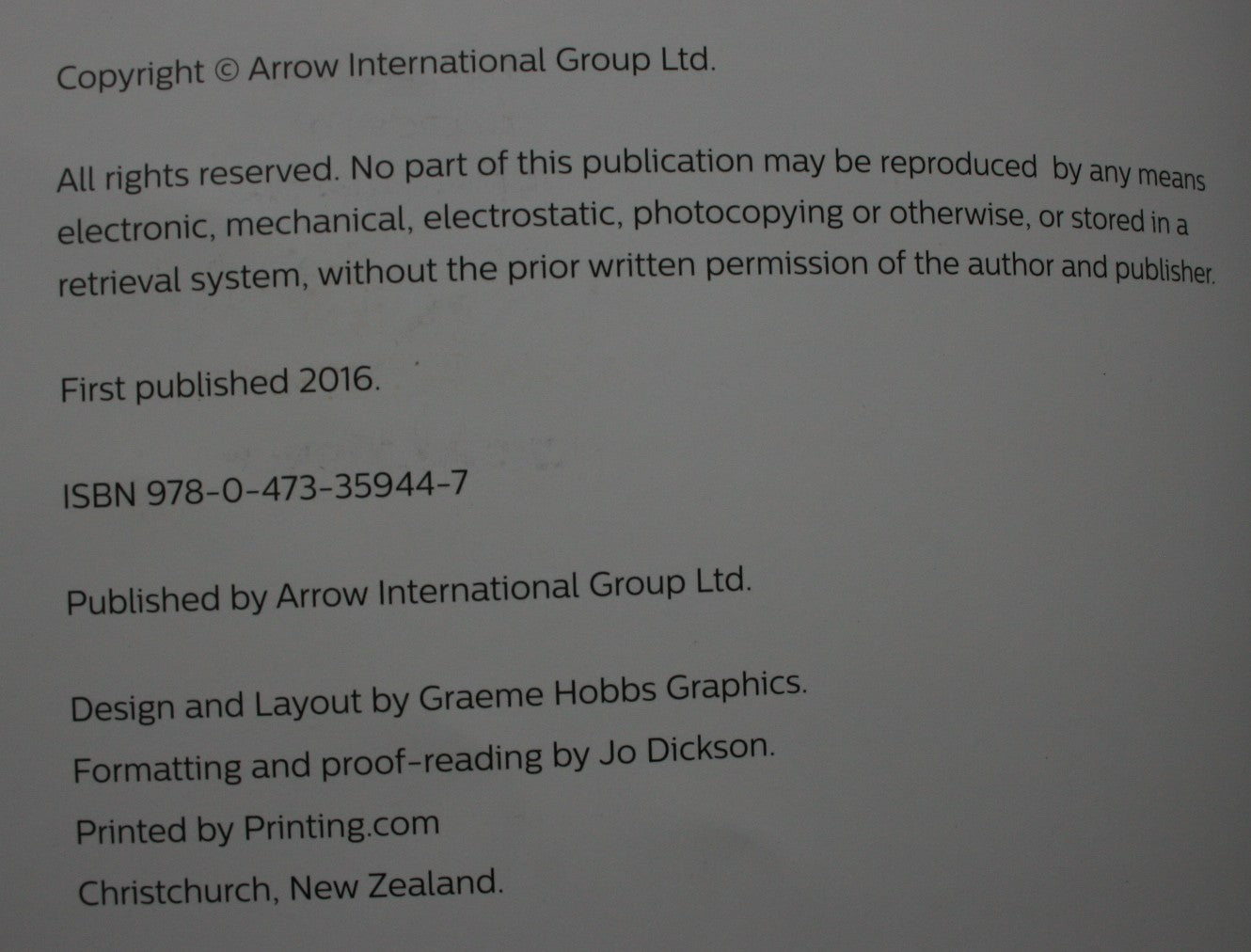 The Bushman & The Builder The First Three Decades Of Arrow International Author(s): Dave McKinnon.