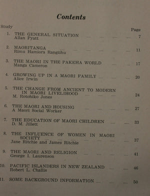 Maori and Pakeha. Studies in Christian responsibility