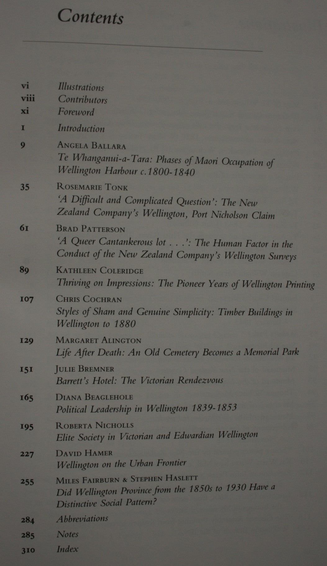 The Making of Wellington ­1800-1914 By David Hamer (Edited by), Roberta Nicholls .