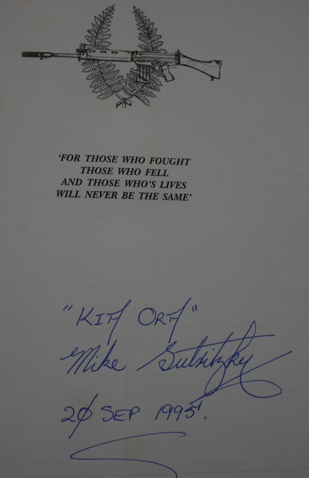 The Vietnam Scrapbook: "The Second Anzac Adventure". SIGNED