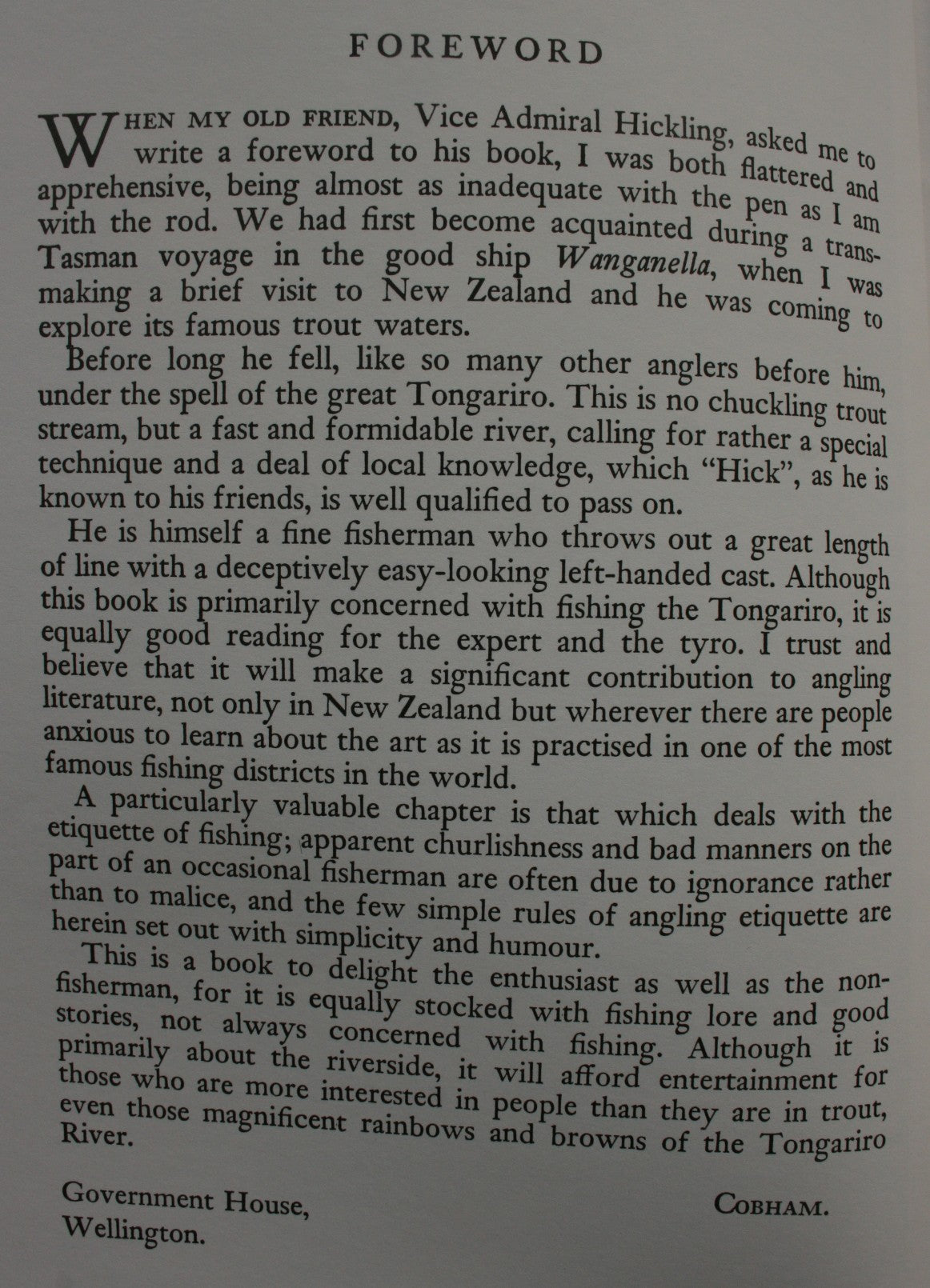 Freshwater Admiral: Fishing the Tongariro River and Lake Taupo. LIMITED EDITION