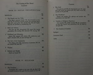 The Coming of the Maori By Te Rangi Hiroa. (Sir Peter Buck).