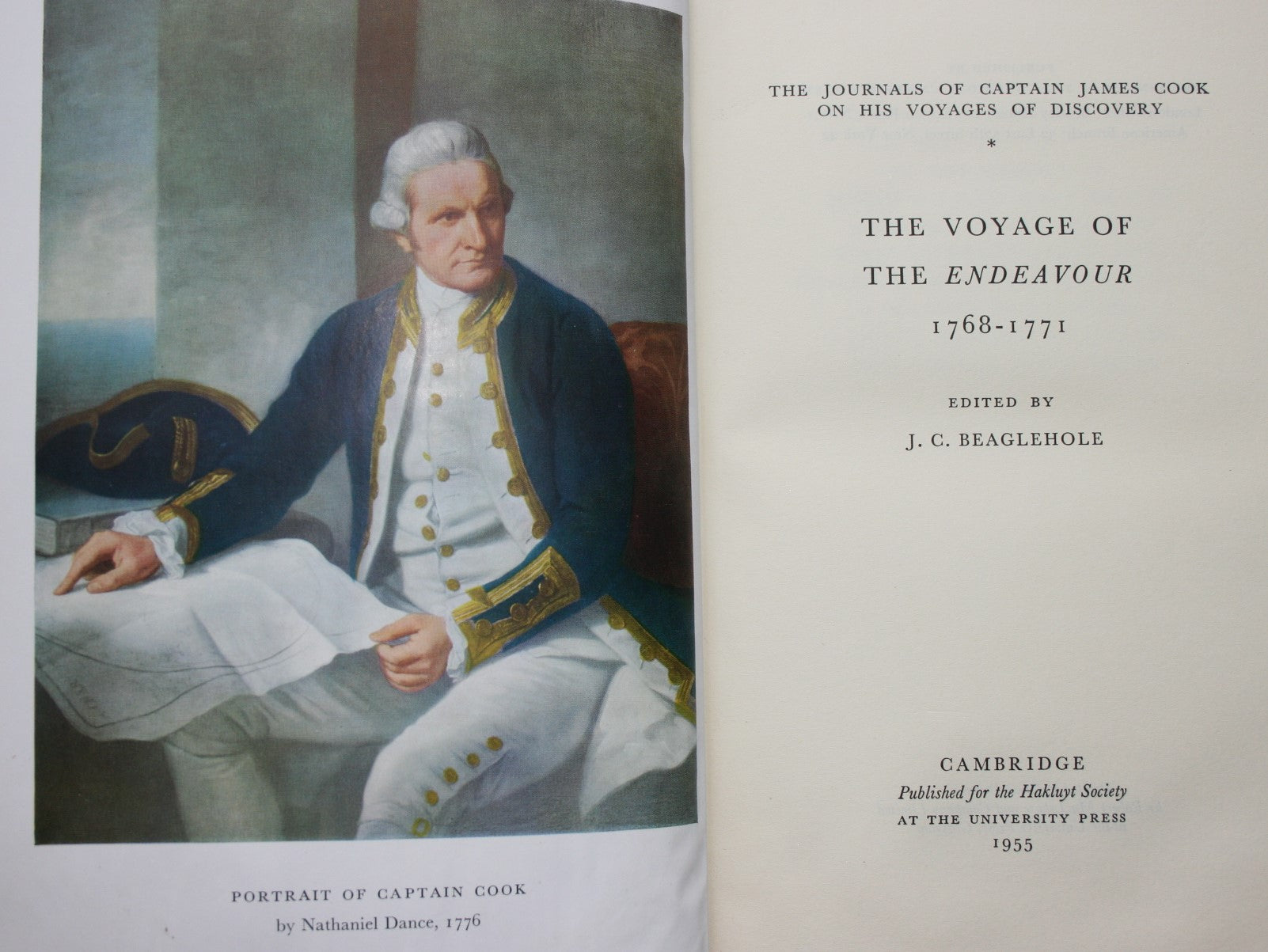 The Journals of Captain James Cook: The Voyage of the Endeavour, 1768-1771; The Voyage of the Resolution and Adventure, 1772-1775; The Voyage of the Resolution and Discovery, 1776-1780 (i & ii) (4 vols)