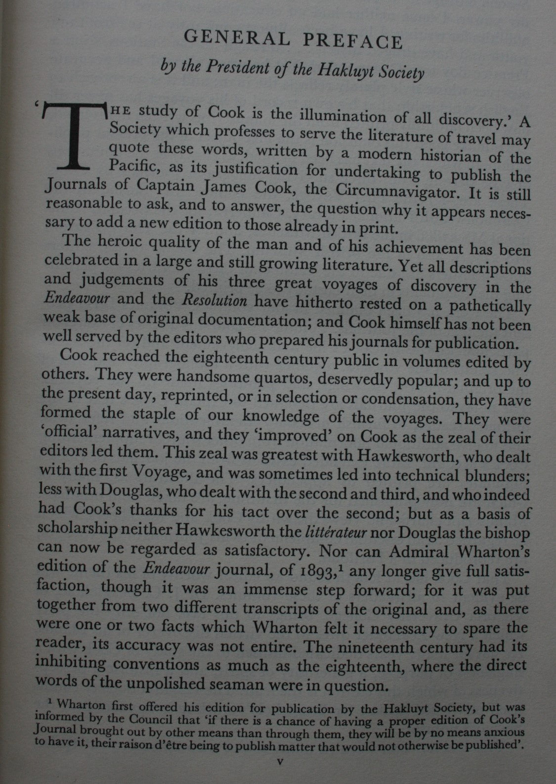 The Journals of Captain James Cook: The Voyage of the Endeavour, 1768-1771; The Voyage of the Resolution and Adventure, 1772-1775; The Voyage of the Resolution and Discovery, 1776-1780 (i & ii) (4 vols)