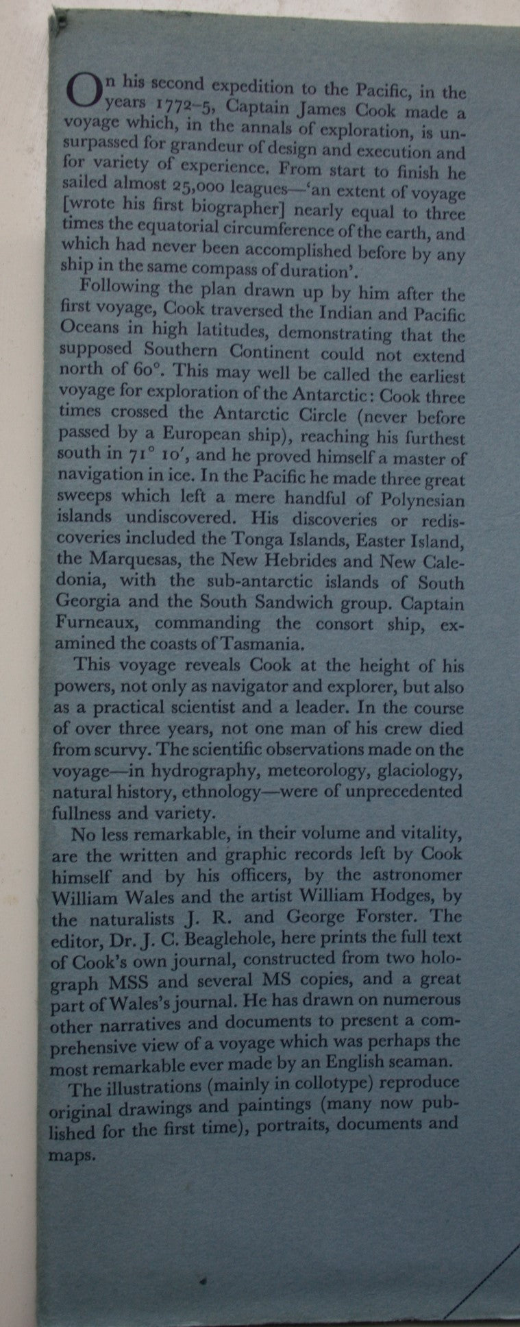 The Journals of Captain James Cook: The Voyage of the Endeavour, 1768-1771; The Voyage of the Resolution and Adventure, 1772-1775; The Voyage of the Resolution and Discovery, 1776-1780 (i & ii) (4 vols)