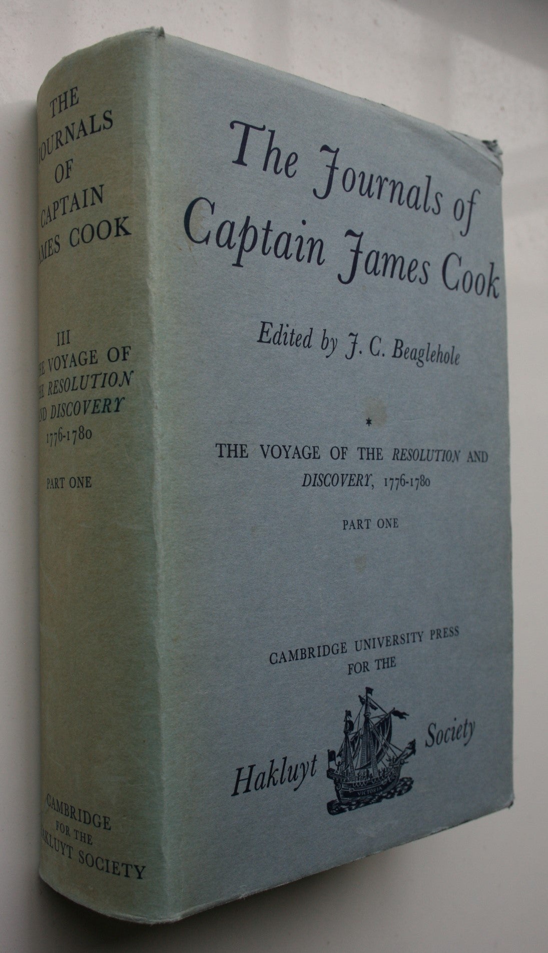 The Journals of Captain James Cook: The Voyage of the Endeavour, 1768-1771; The Voyage of the Resolution and Adventure, 1772-1775; The Voyage of the Resolution and Discovery, 1776-1780 (i & ii) (4 vols)