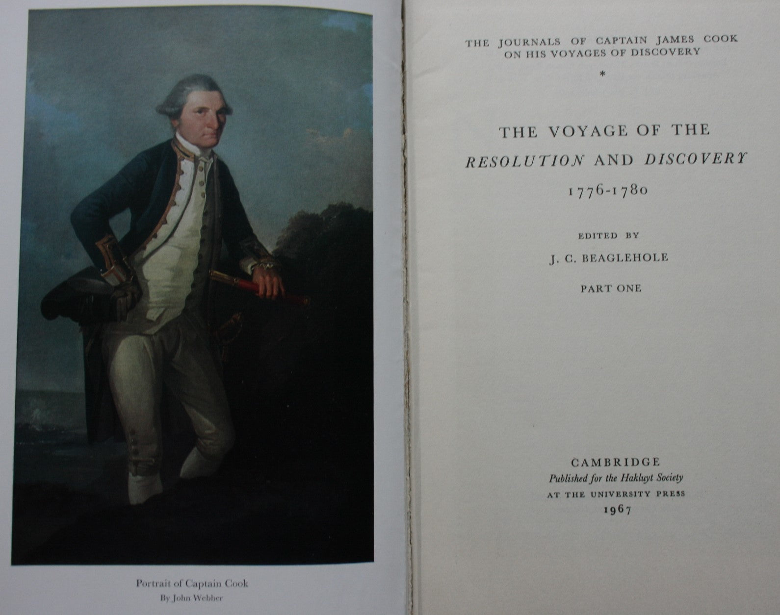 The Journals of Captain James Cook: The Voyage of the Endeavour, 1768-1771; The Voyage of the Resolution and Adventure, 1772-1775; The Voyage of the Resolution and Discovery, 1776-1780 (i & ii) (4 vols)