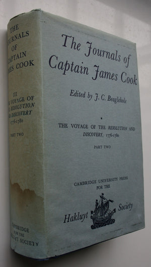 The Journals of Captain James Cook: The Voyage of the Endeavour, 1768-1771; The Voyage of the Resolution and Adventure, 1772-1775; The Voyage of the Resolution and Discovery, 1776-1780 (i & ii) (4 vols)