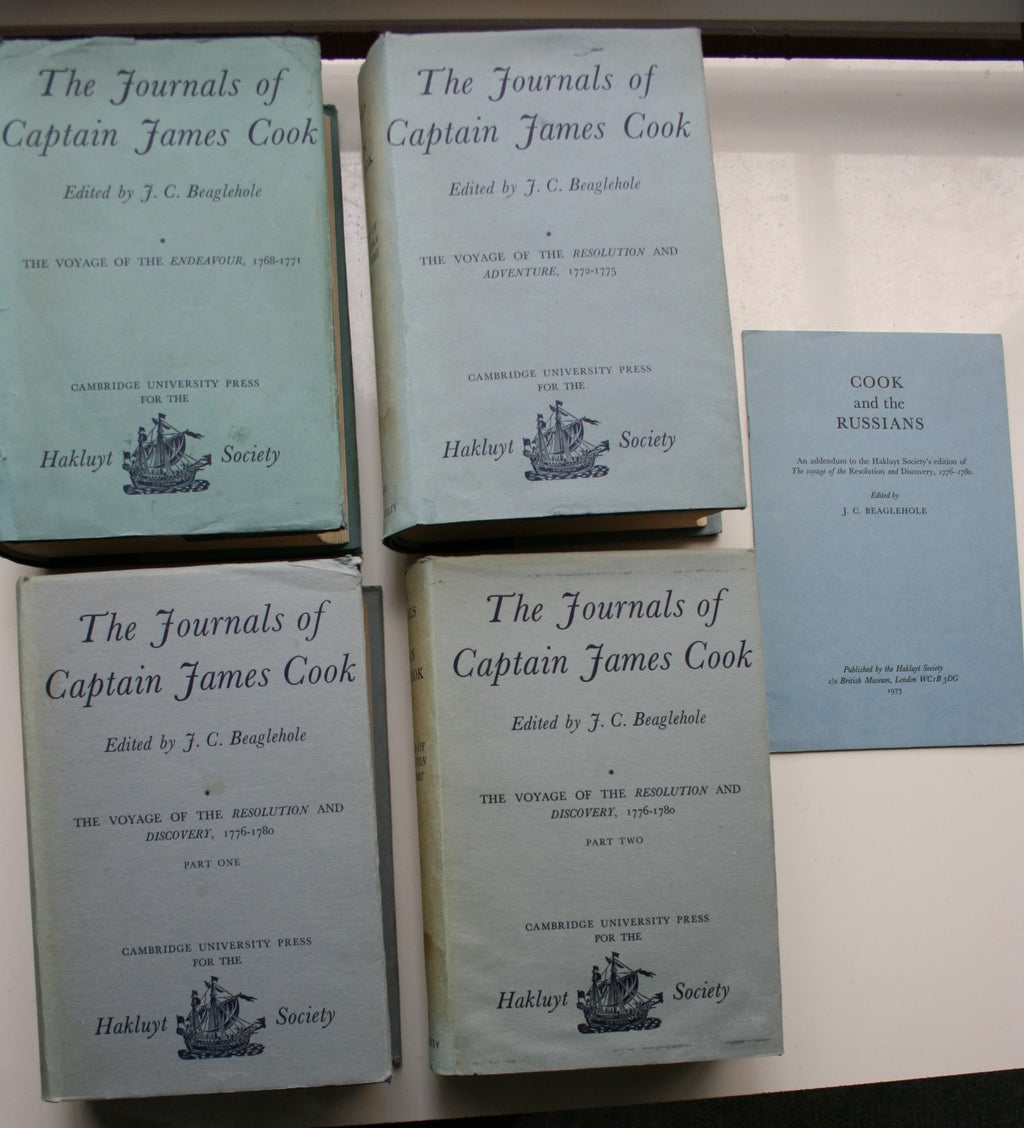 The Journals of Captain James Cook: The Voyage of the Endeavour, 1768-1771; The Voyage of the Resolution and Adventure, 1772-1775; The Voyage of the Resolution and Discovery, 1776-1780 (i & ii) (4 vols)