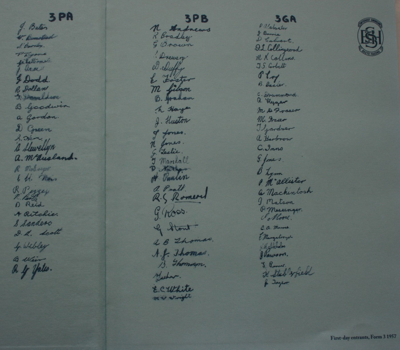 On Parade!' Shirley Boys High School the first 50 Years. By Colin Amodeo. VERY SCARCE.