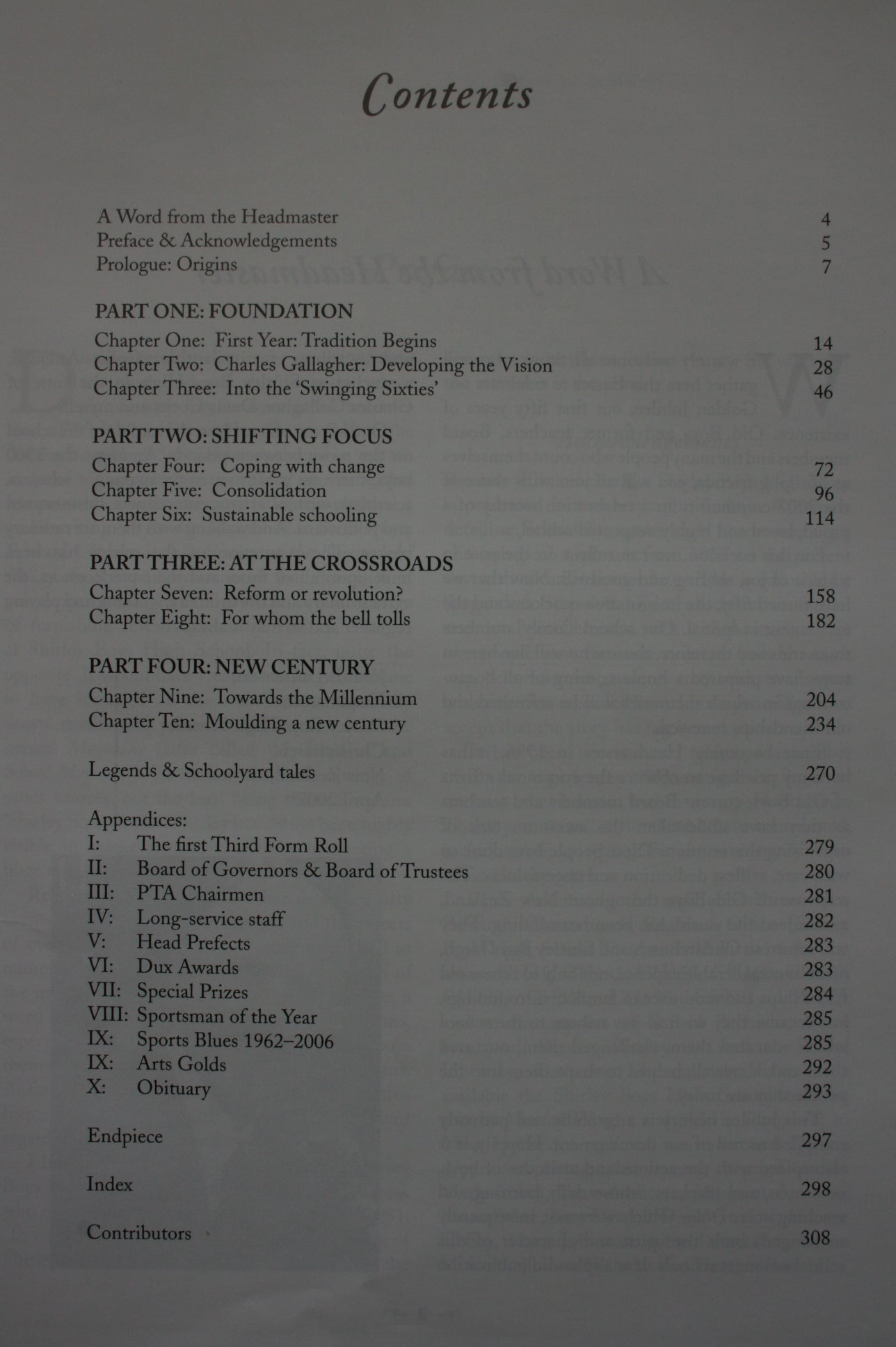 On Parade!' Shirley Boys High School the first 50 Years. By Colin Amodeo. VERY SCARCE.