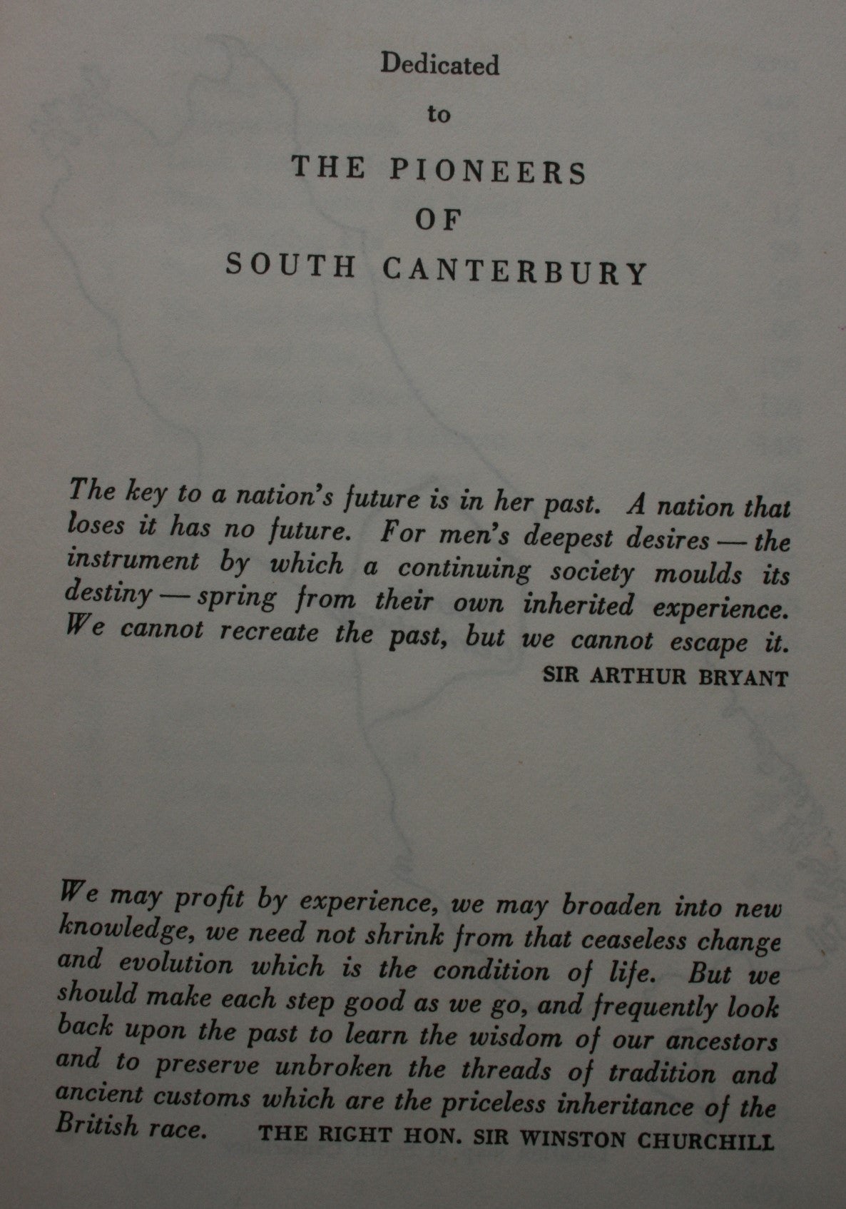 South Canterbury, A Record of Settlement by O. A. Gillespie.