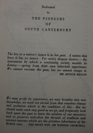 South Canterbury, A Record of Settlement by O. A. Gillespie.