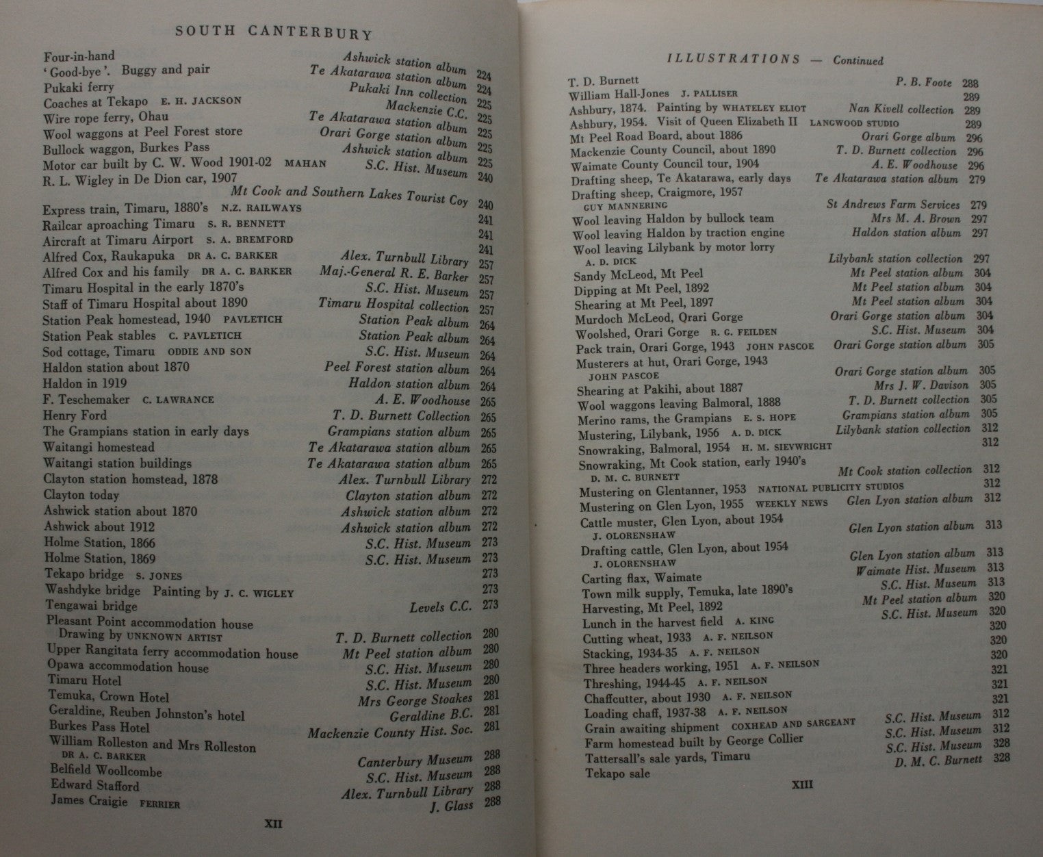 South Canterbury, A Record of Settlement by O. A. Gillespie.