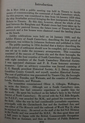 South Canterbury, A Record of Settlement by O. A. Gillespie.