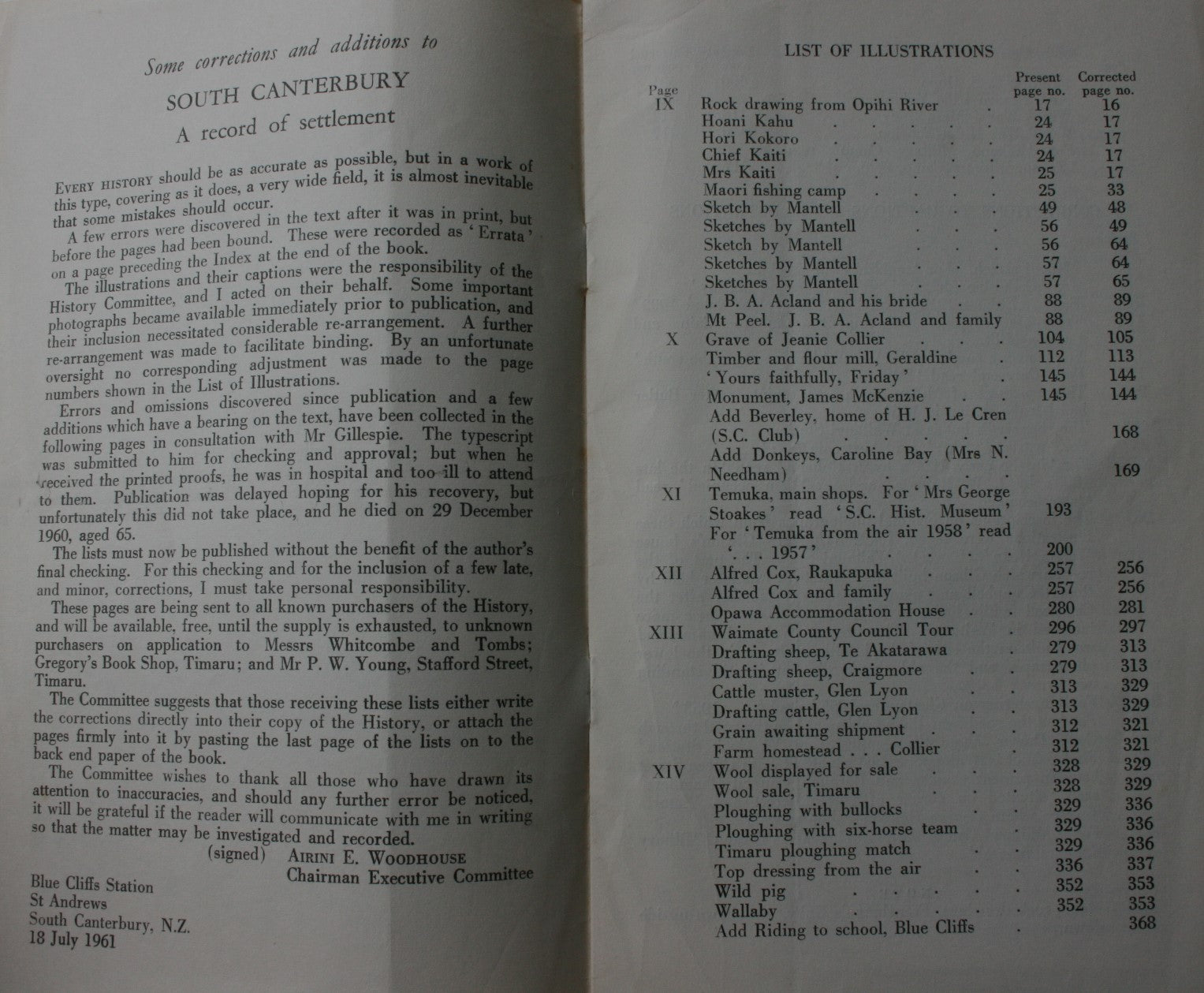 South Canterbury, A Record of Settlement by O. A. Gillespie.