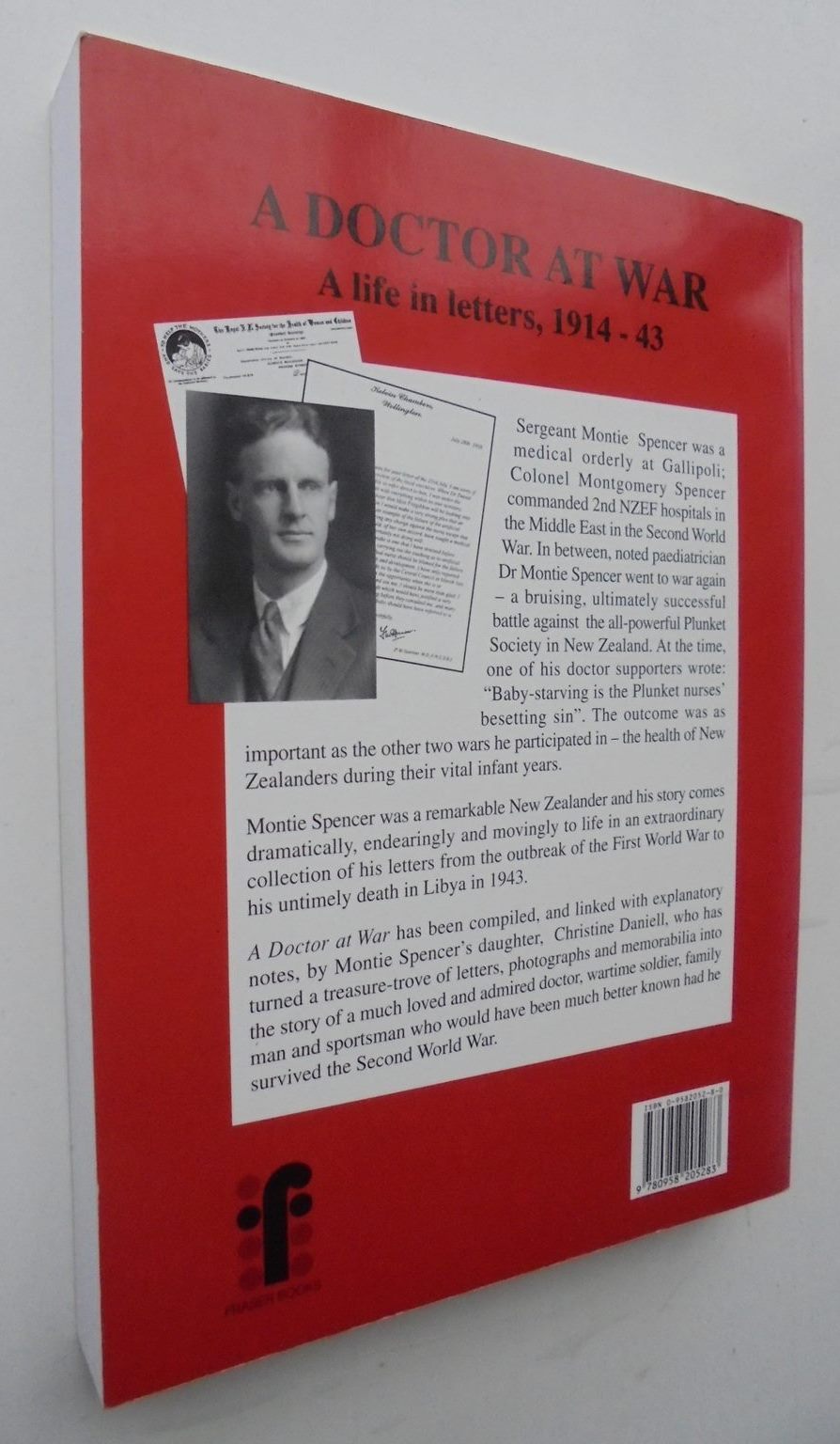 A Doctor at War a Life in Letters, 1914-43 By Christine Daniell.&nbsp;
