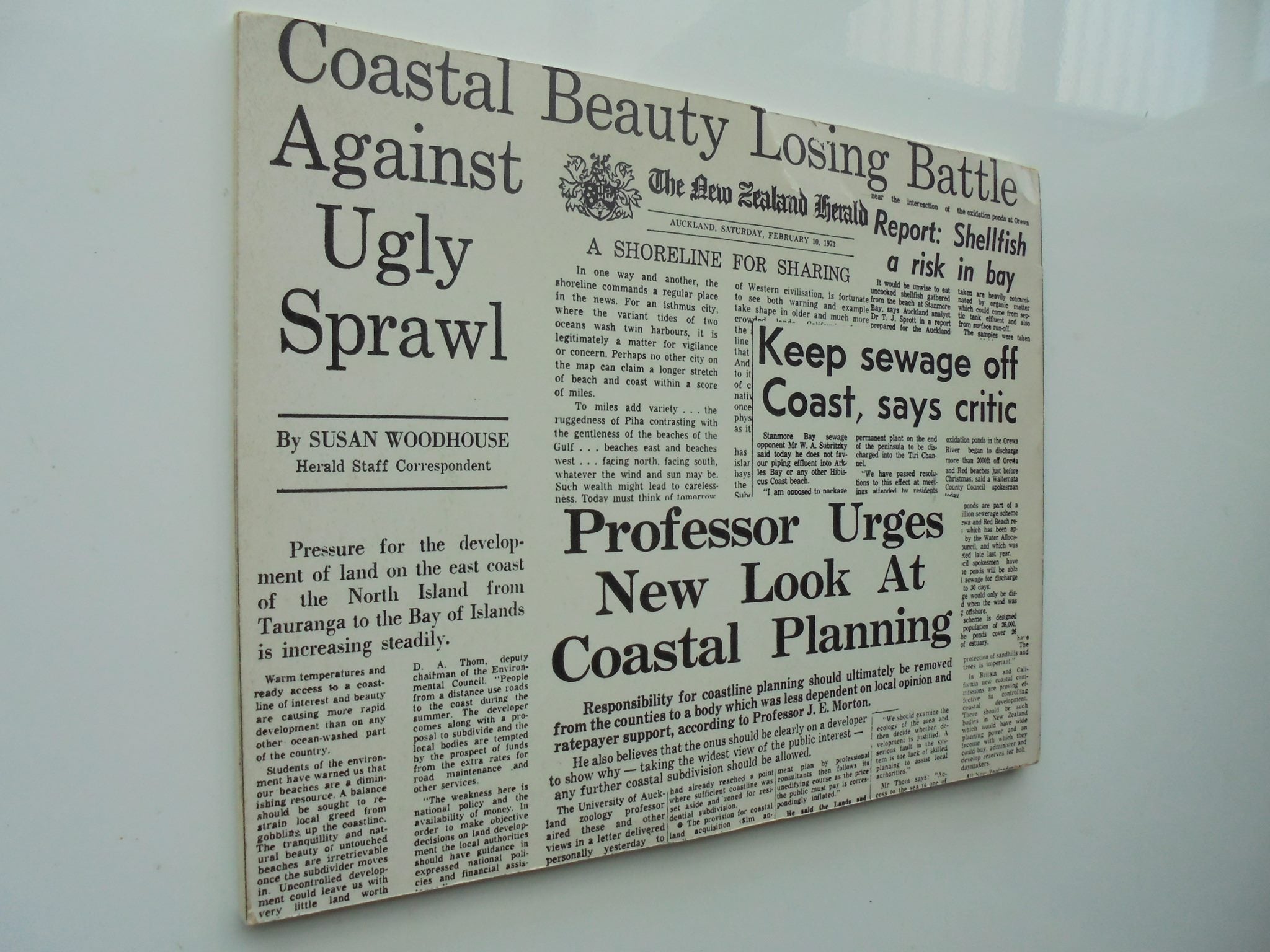 Seacoast in the Seventies. The Future of the New Zealand Shoreline by John Morton, David Thom, Ron Locker.