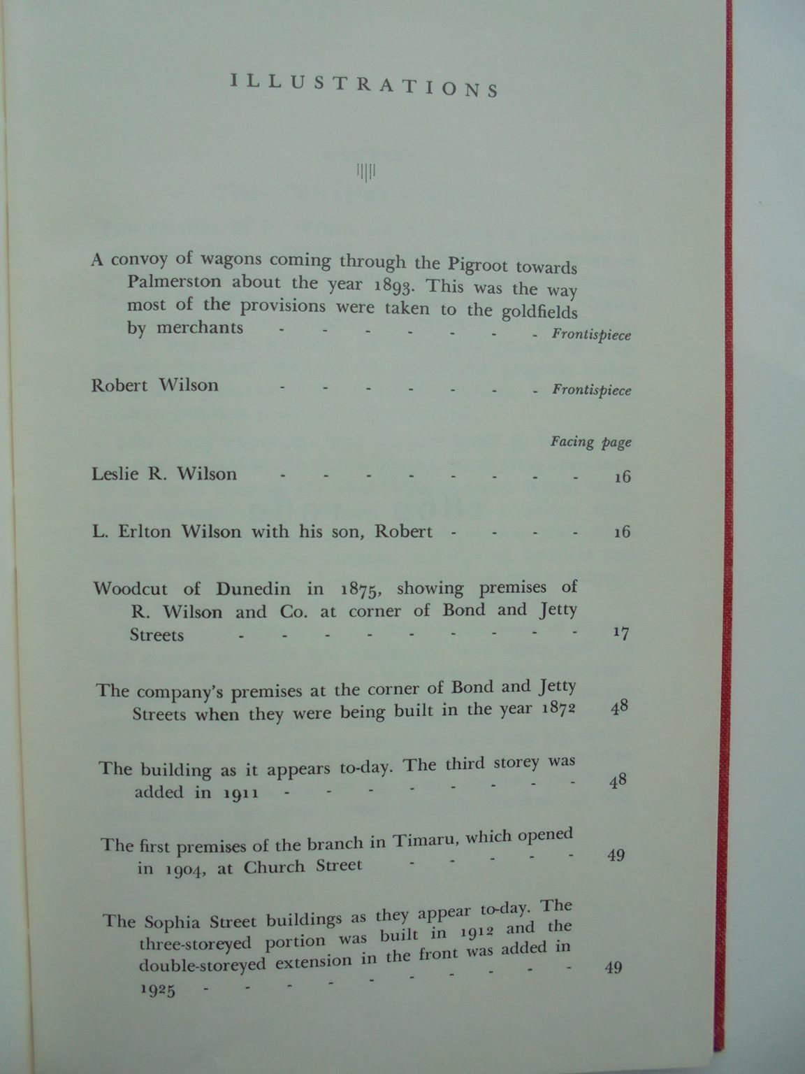 Wilsonia 1862 - 1962: The Story of Robert Wilson and the Merchant Firm of R.Wilson & Co. Ltd