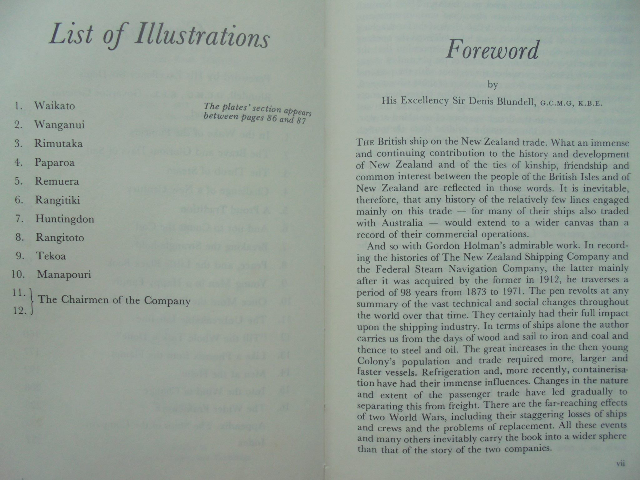 In the Wake of Endeavour: The history of the New Zealand Shipping Company and Federal Steam Navigation Company. By Gordon Holman