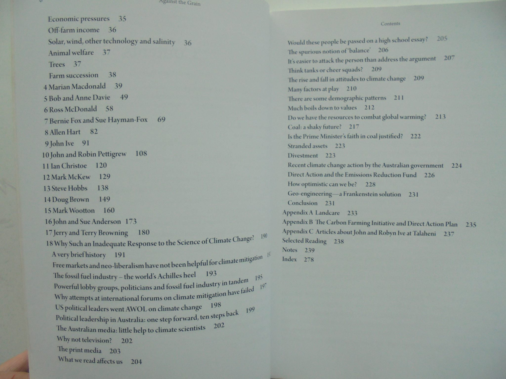 Against the Grain Fourteen Farmers Adapt to Climate Change By Bill Hampel.