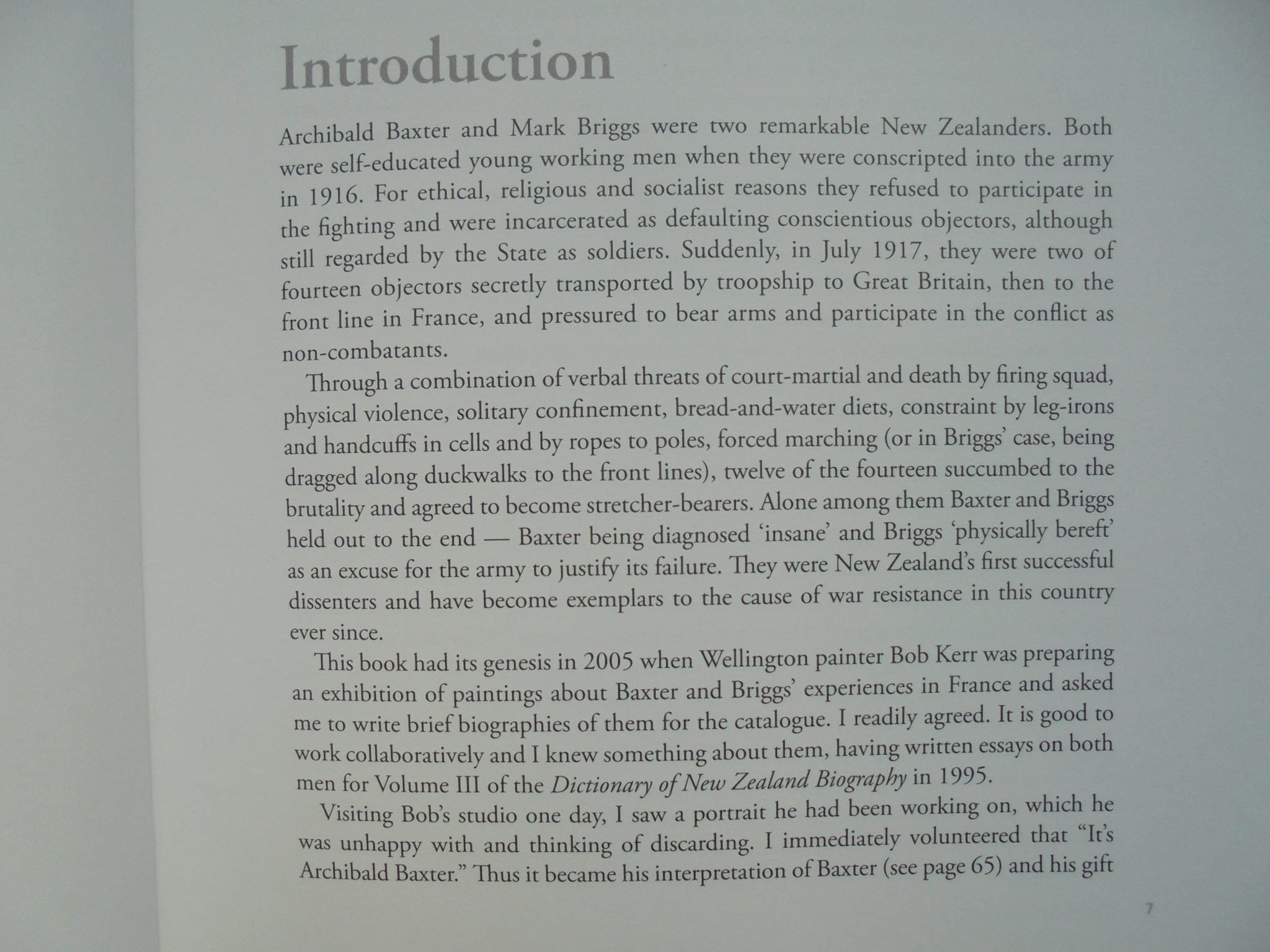 Field Punishment No.1 Archibald Baxter, Mark Briggs and New Zealand's Anti-Militarist Tradition By David Grant, Bob Kerr (Illustrated by)