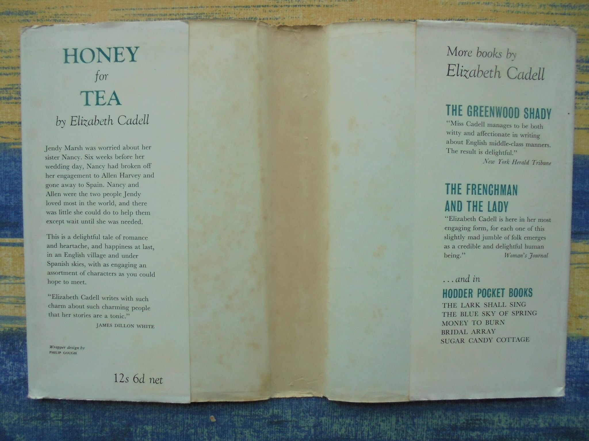 Honey for Tea By Elizabeth Cadell. 1961 First Edition