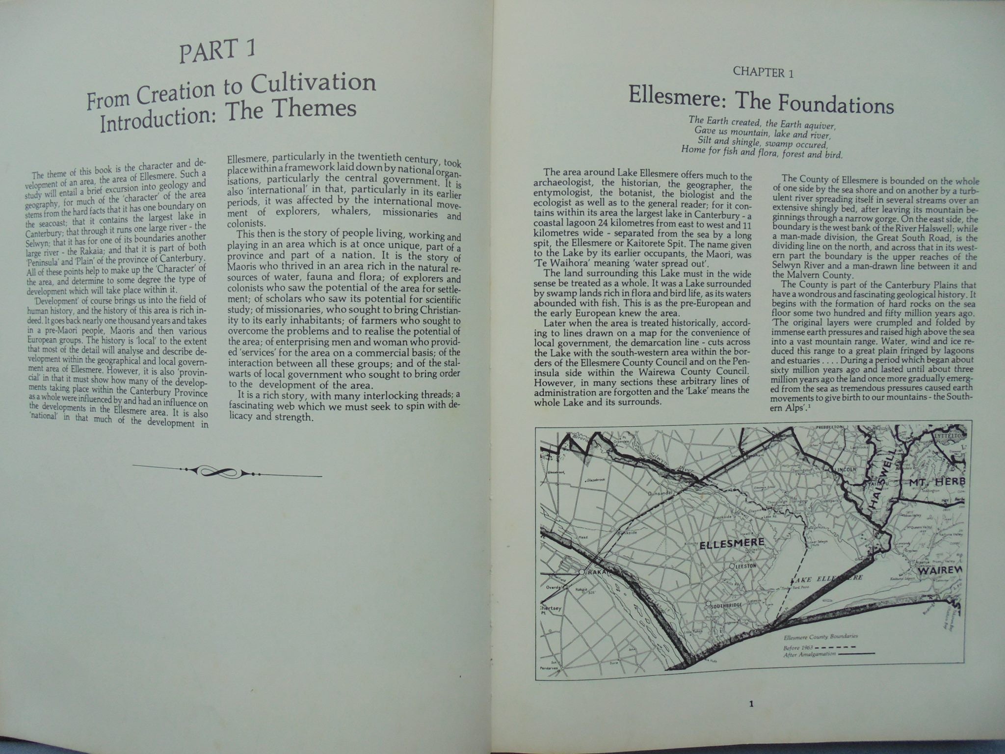 Lake Ellesmere to Te Pirita: The Land and its People by Sarah E. W. Penney. SIGNED