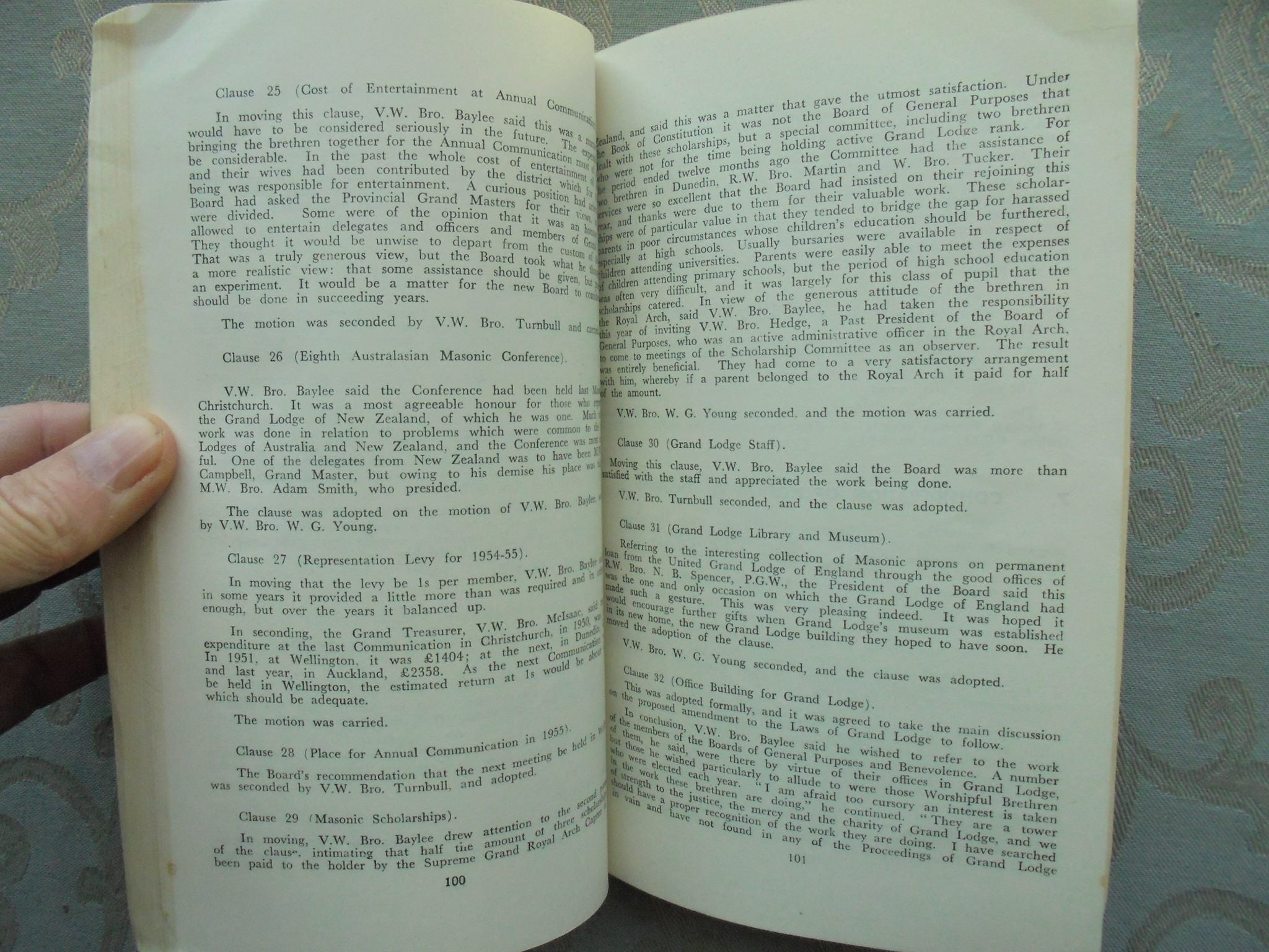 Proceedings Of The Grand Lodge Of New Zealand 1943 - 1965