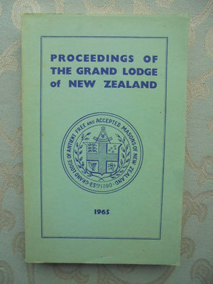 Proceedings Of The Grand Lodge Of New Zealand 1943 - 1965