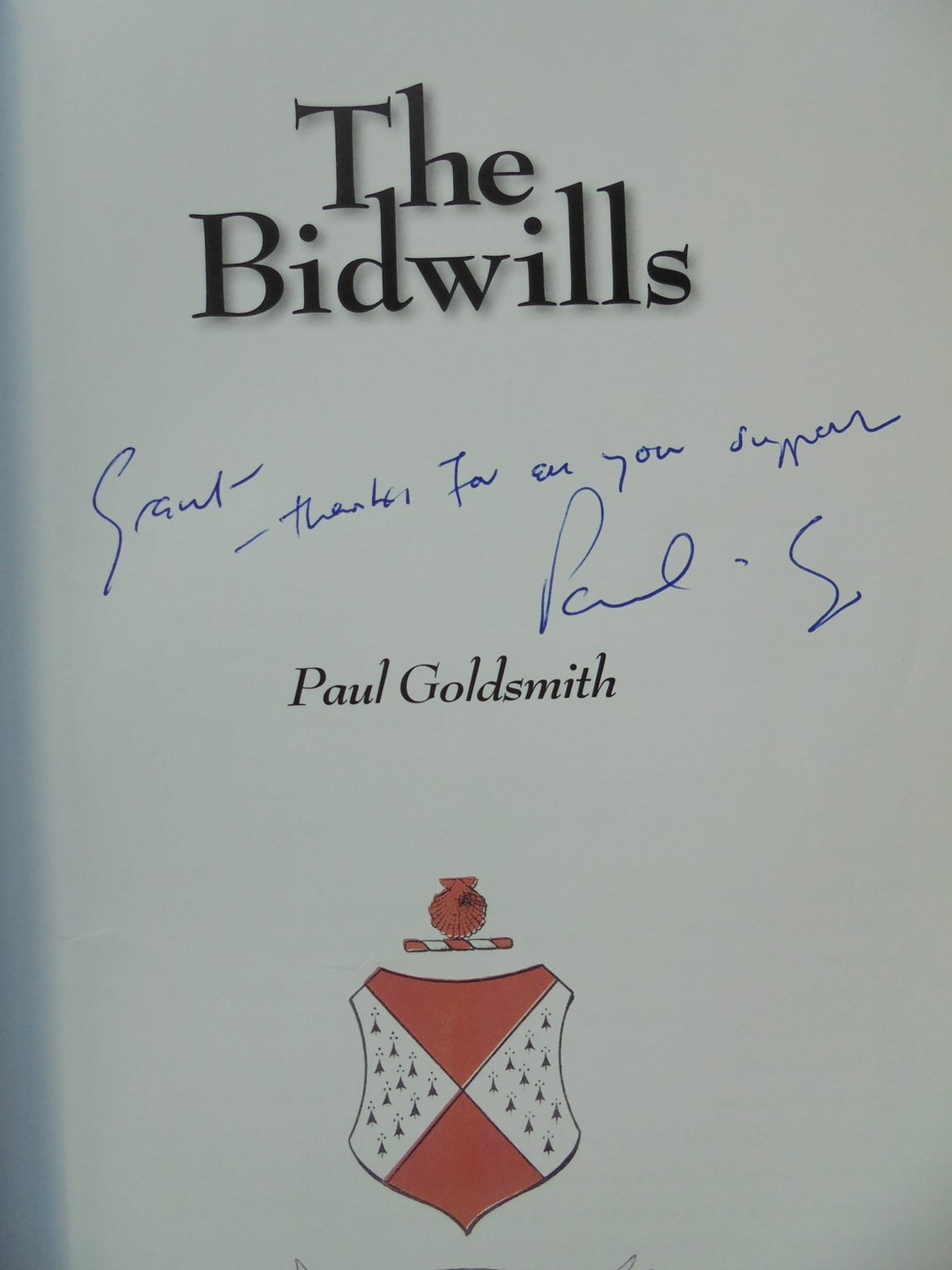 The Bidwills - by Paul Goodwill. [Signed]