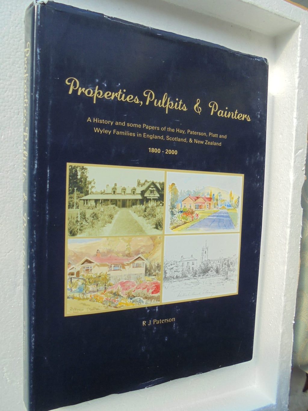 Properties, Pulpits and Painters: a history and some papers of the Hay, Paterson, Platt, and Wyley families in England, Scotland, and New Zealand 1800-2000. by R.J. Paterson.