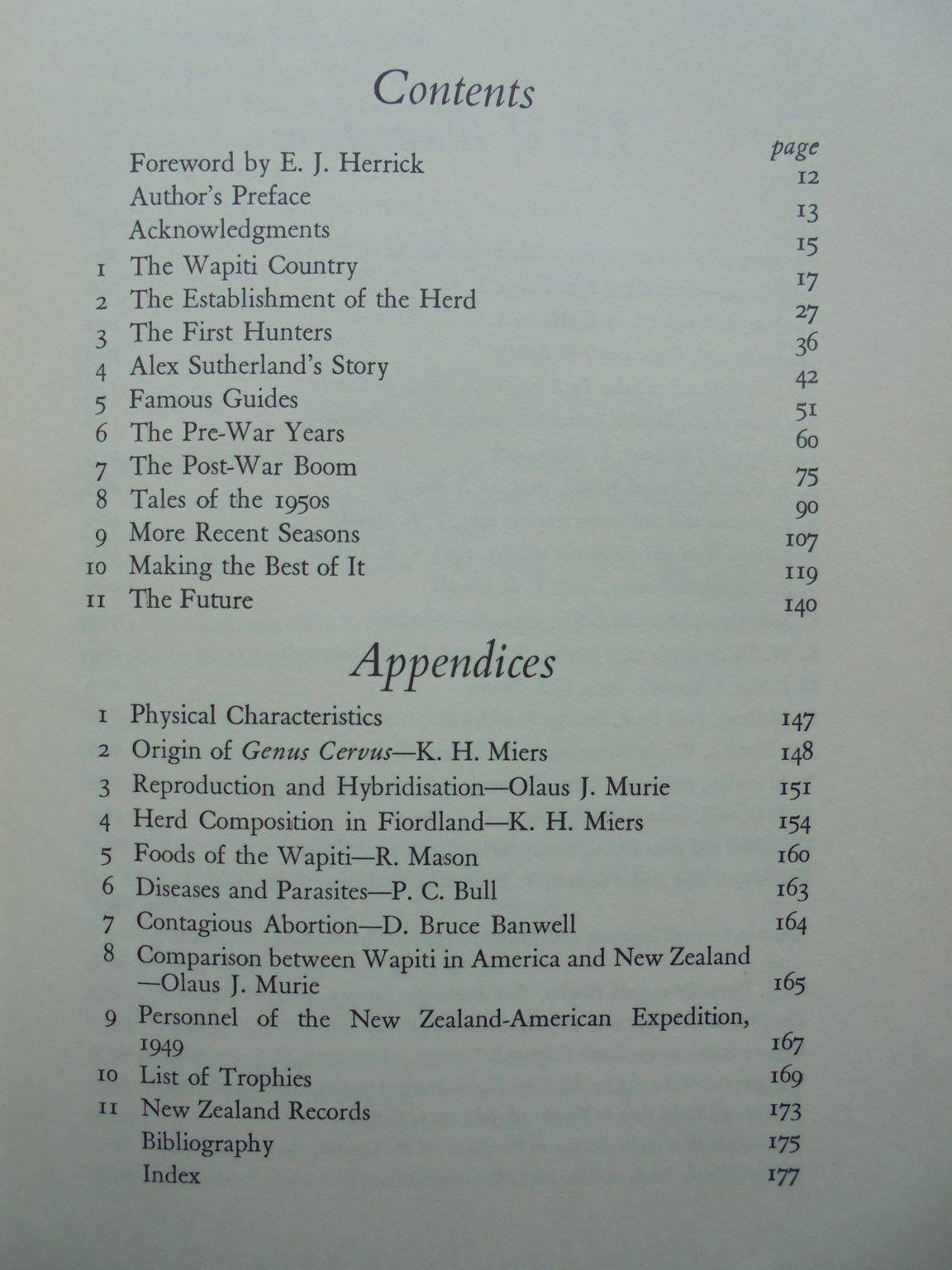 Wapiti in New Zealand. The Story of the Fiordland Herd by D. Bruce Banwell. [SIGNED FIRST EDITION]