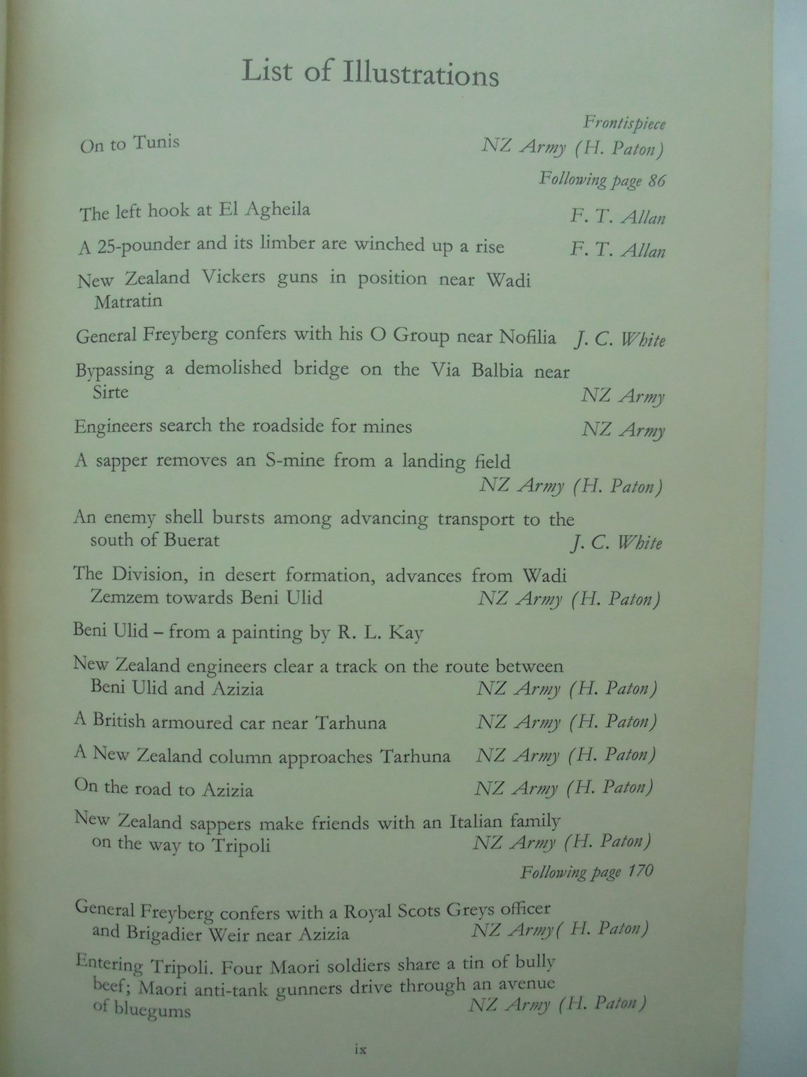 Bardia to Enfidaville. Official History of New Zealand in the Second World War