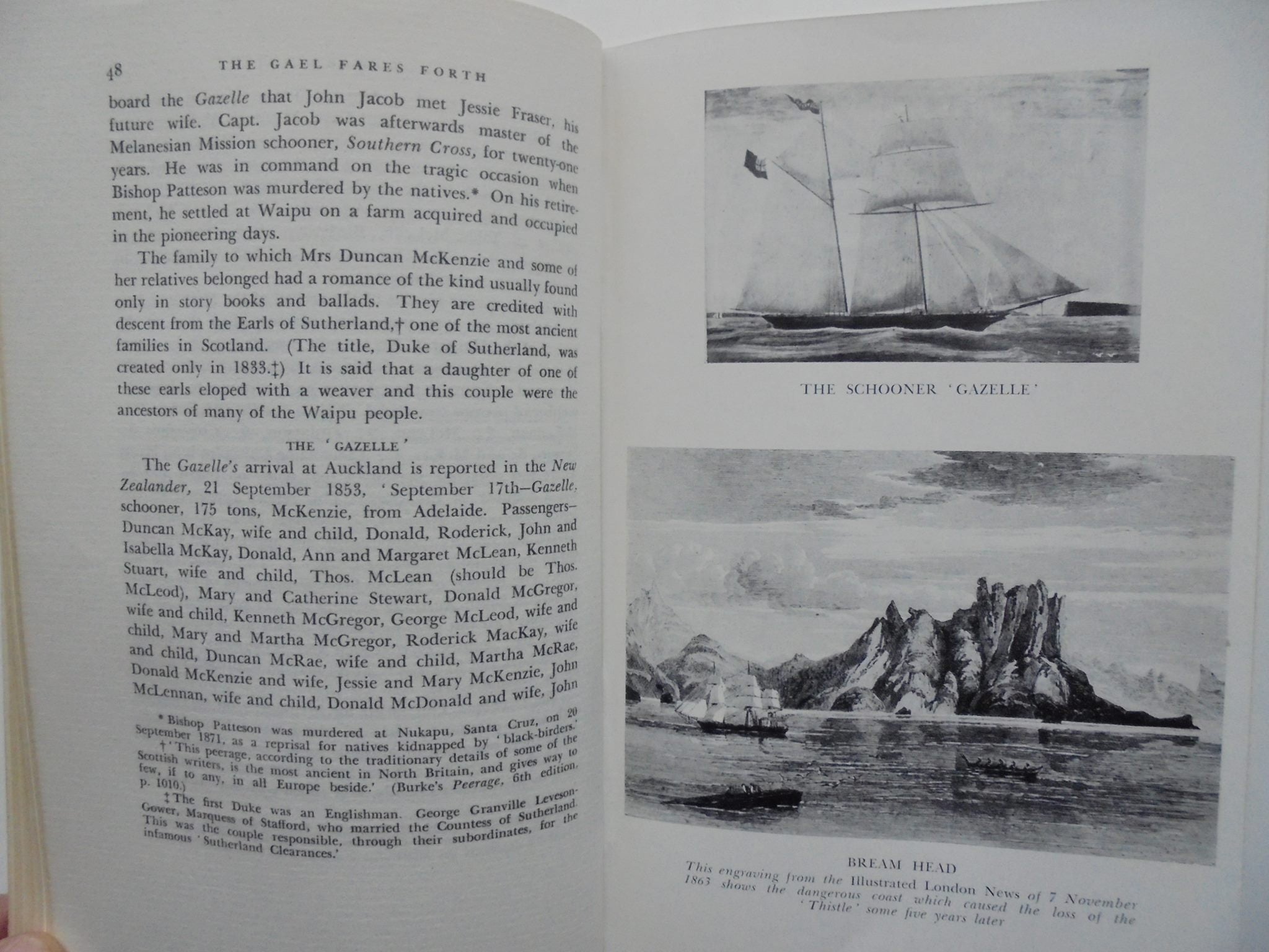 The Gael Fares Forth: The Romantic Story of Waipu and Sister Settlements. by N.R. McKenzie.