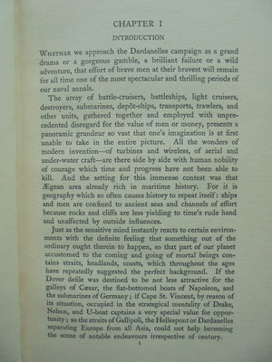 Dardanelles Dilemma: The story of the naval operations. by E Keble Chatterton