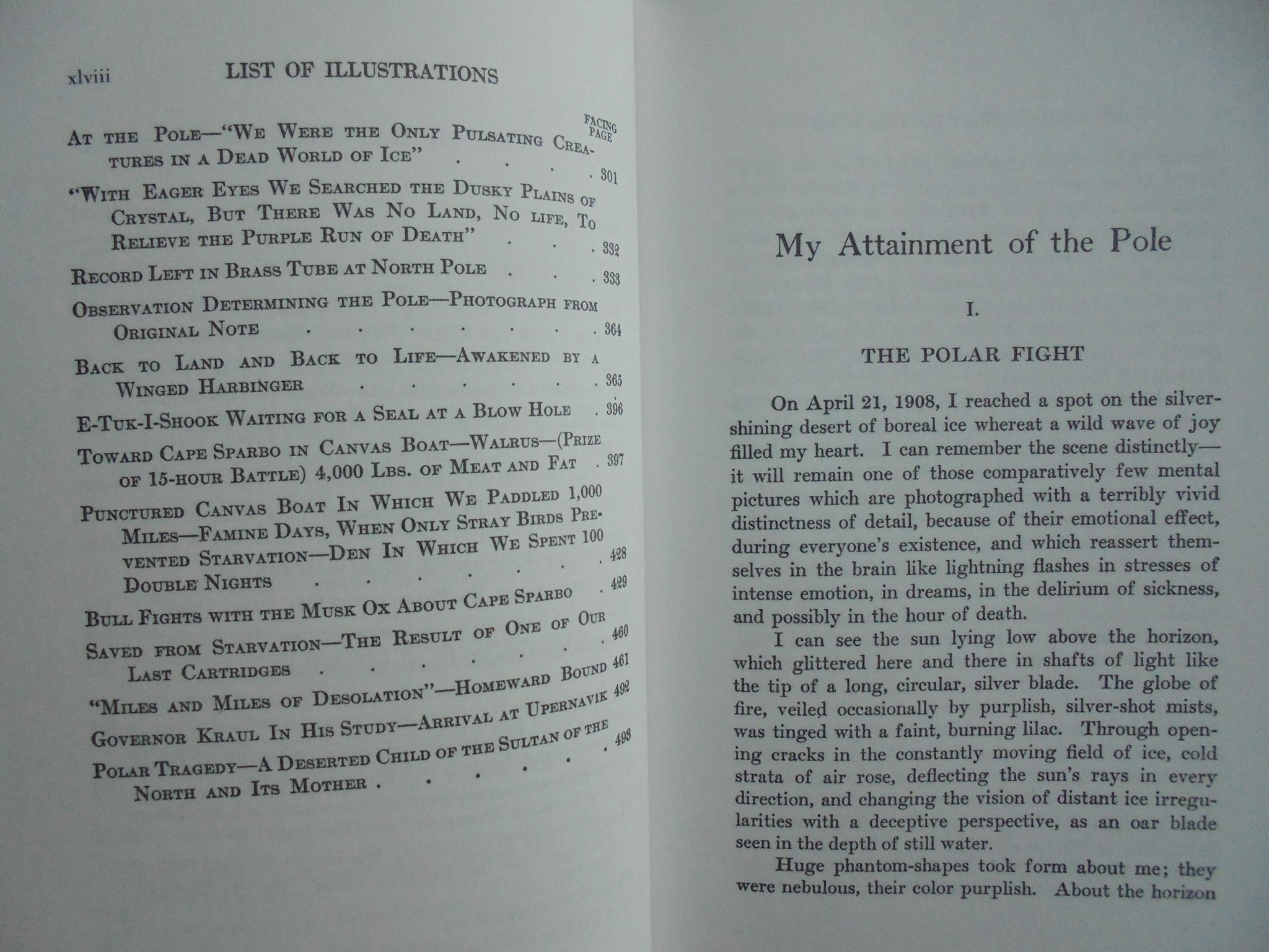 My Attainment of the Pole Being the Record of the Expedition That First Reached the Boreal Center, 1907-1909 By Frederick A. Cook, Robert M. Bryce.