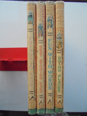 1st Editions. 1971. Richard Scarry 4 volume set