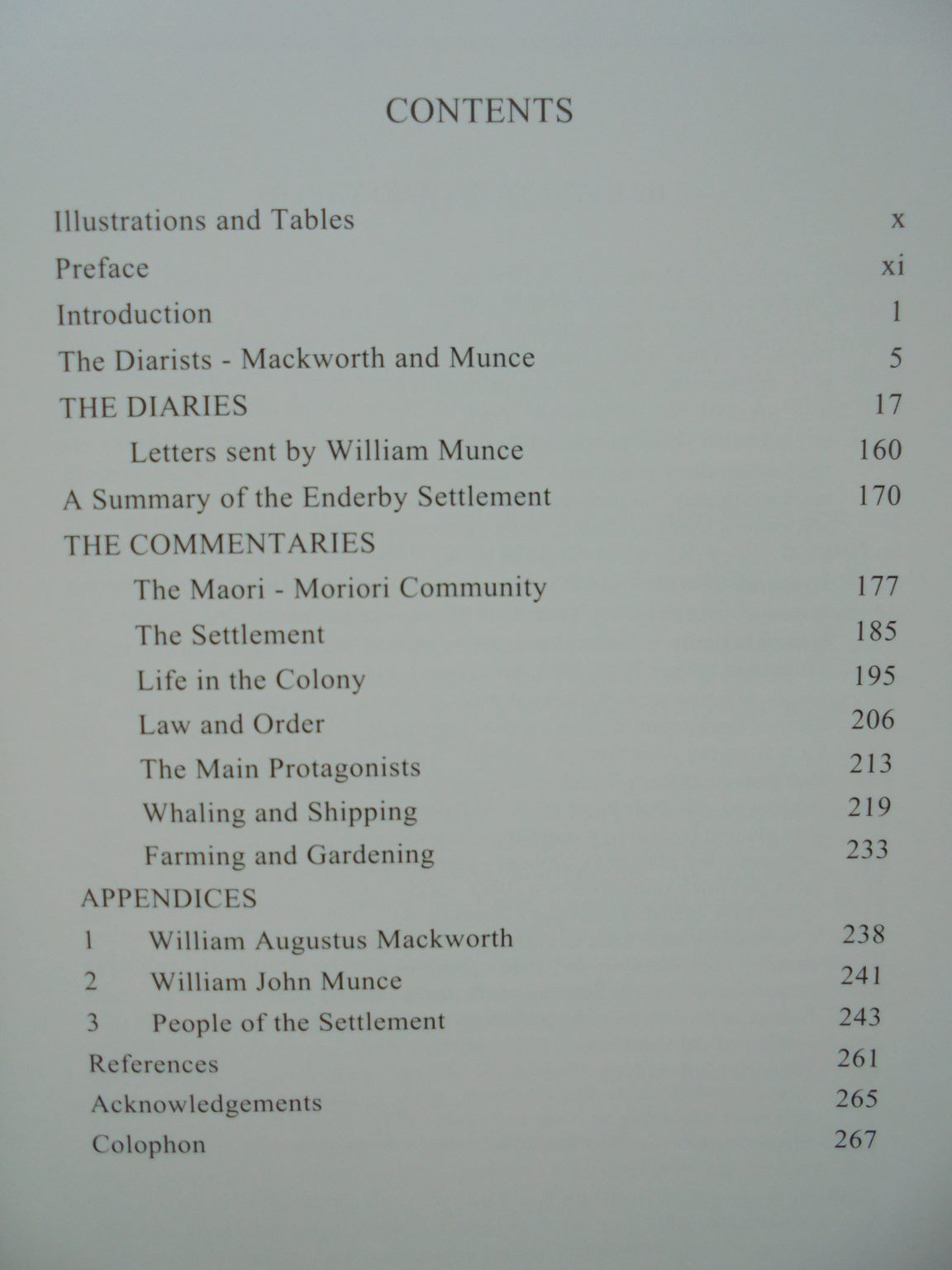 Enderby Settlement Diaries: William Mackworth and William Munce.