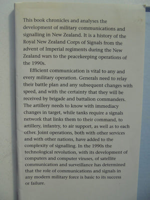 Swift and Sure. History of the Royal NZ Corps of Signals & Army Signalling in NZ