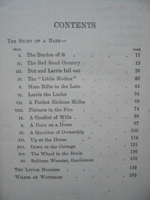 The Story of a Baby. (1908) By Ethel Turner