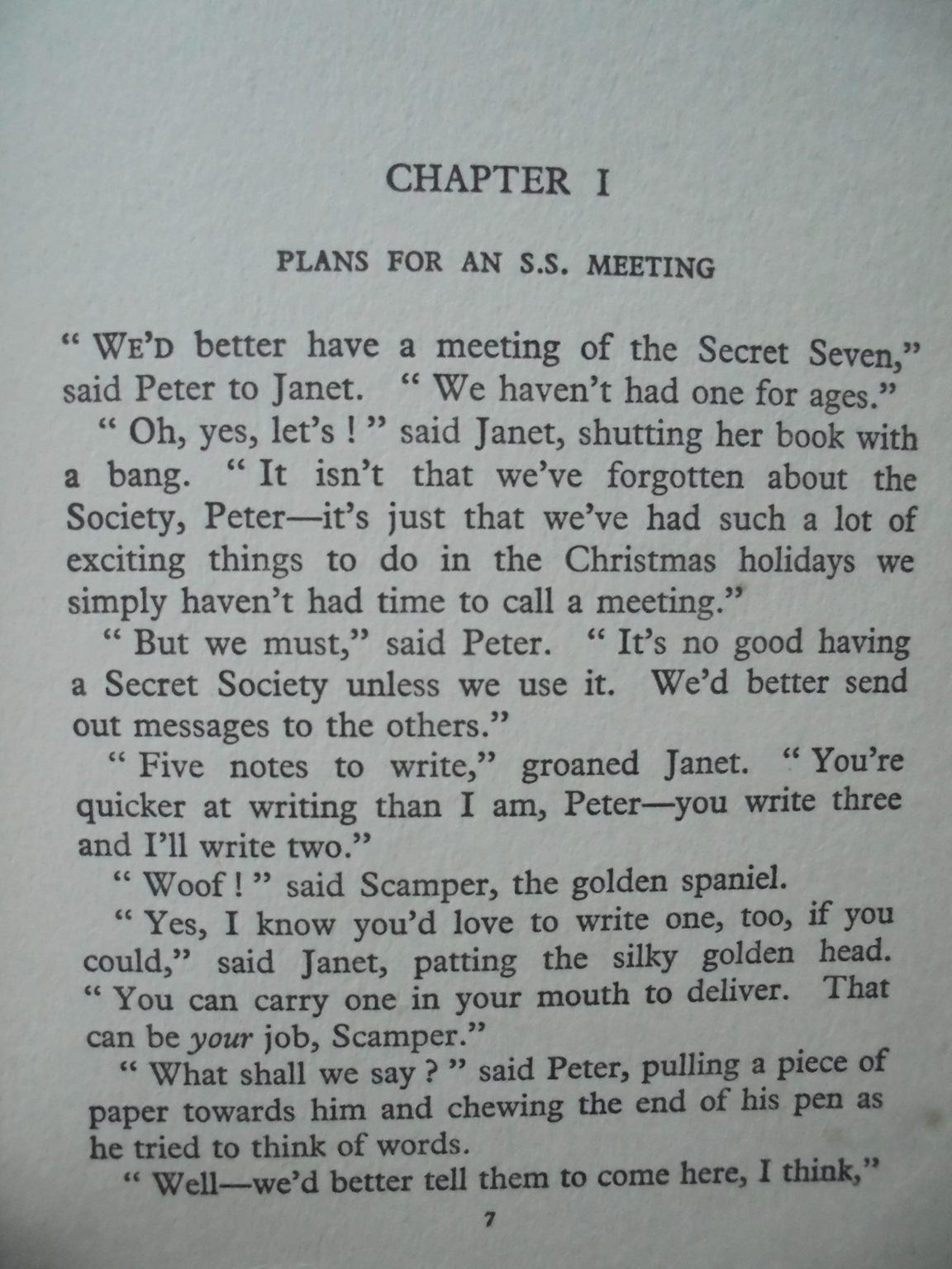 The Secret Seven. (1950) plus three more First Editions