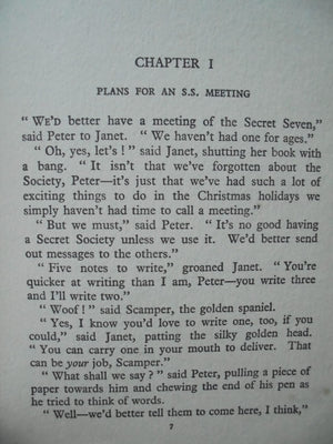 The Secret Seven. (1950) plus three more First Editions