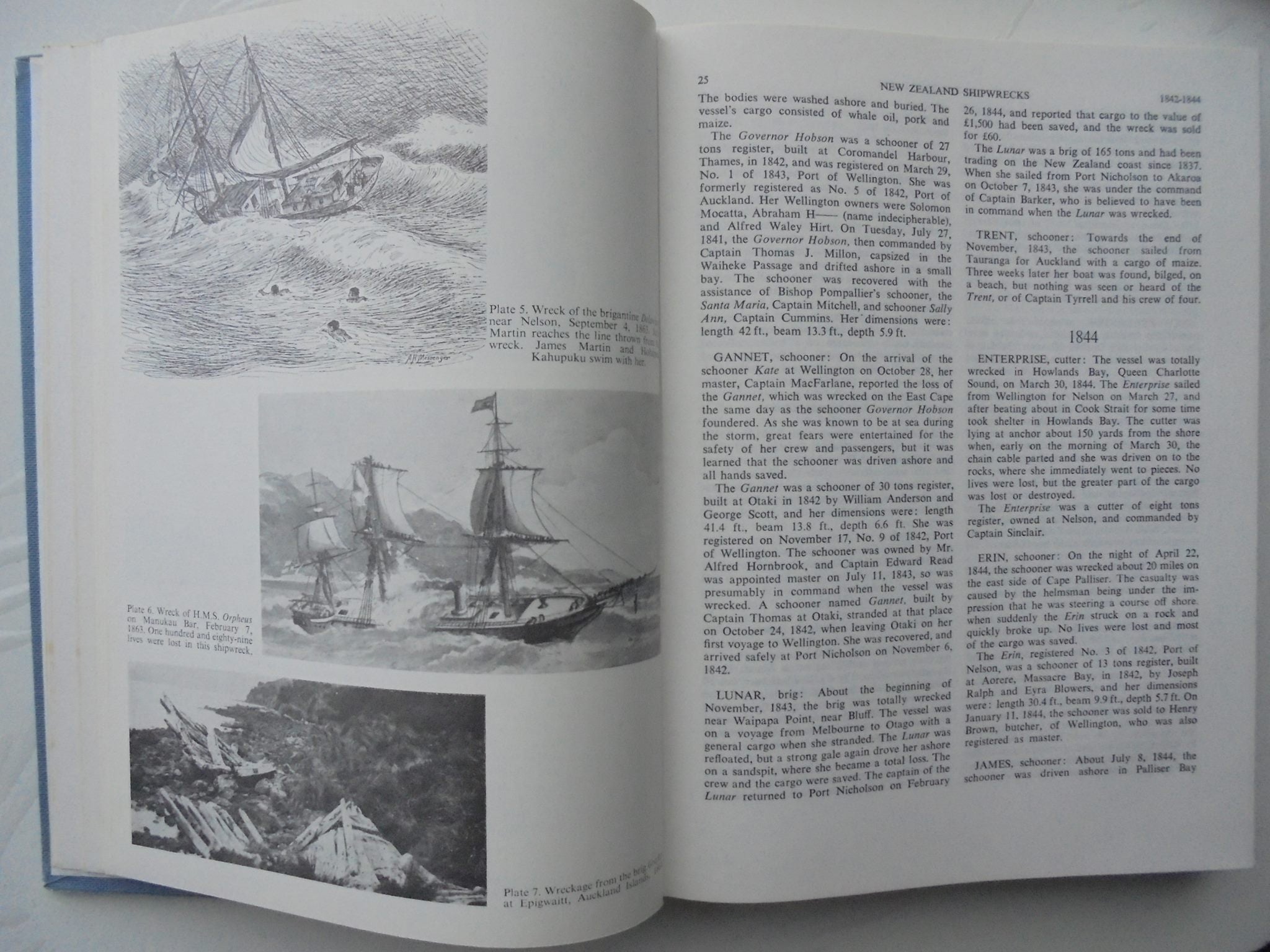 New Zealand shipwrecks 1795-1975. by Ingram, C. W. N